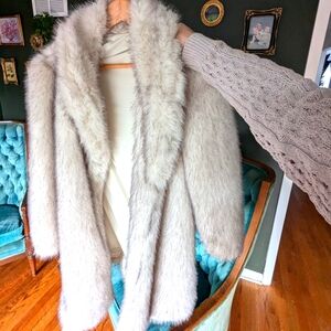 XS faux fur coat